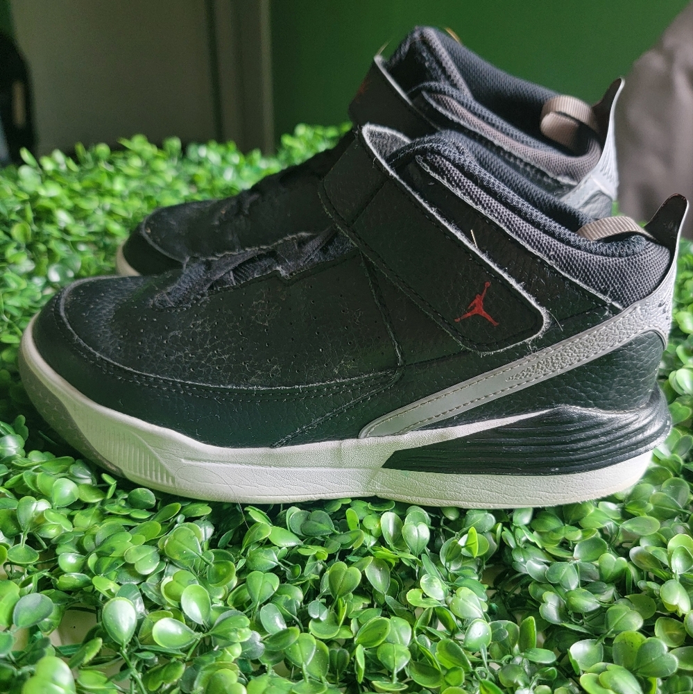 Jordan Black and Gray Sneakers